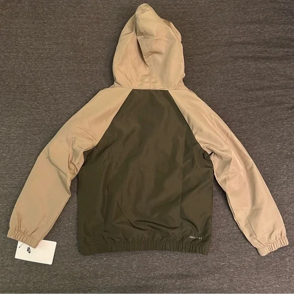 Nike Boys Windrunner Jacket Green Hooded Size 4T Full Zip - Picture 4 of 5